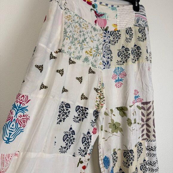 Jaded Gypsy Patchwork Bohemian Sunrise Pants Size L/XL - Picture 4 of 14